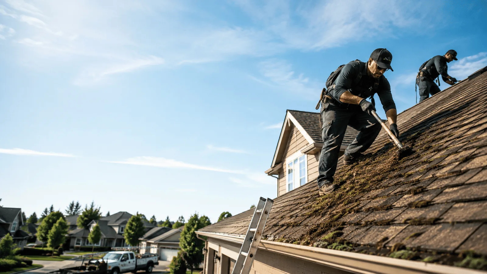 Roof Moss Removal in Watseka, IL near me